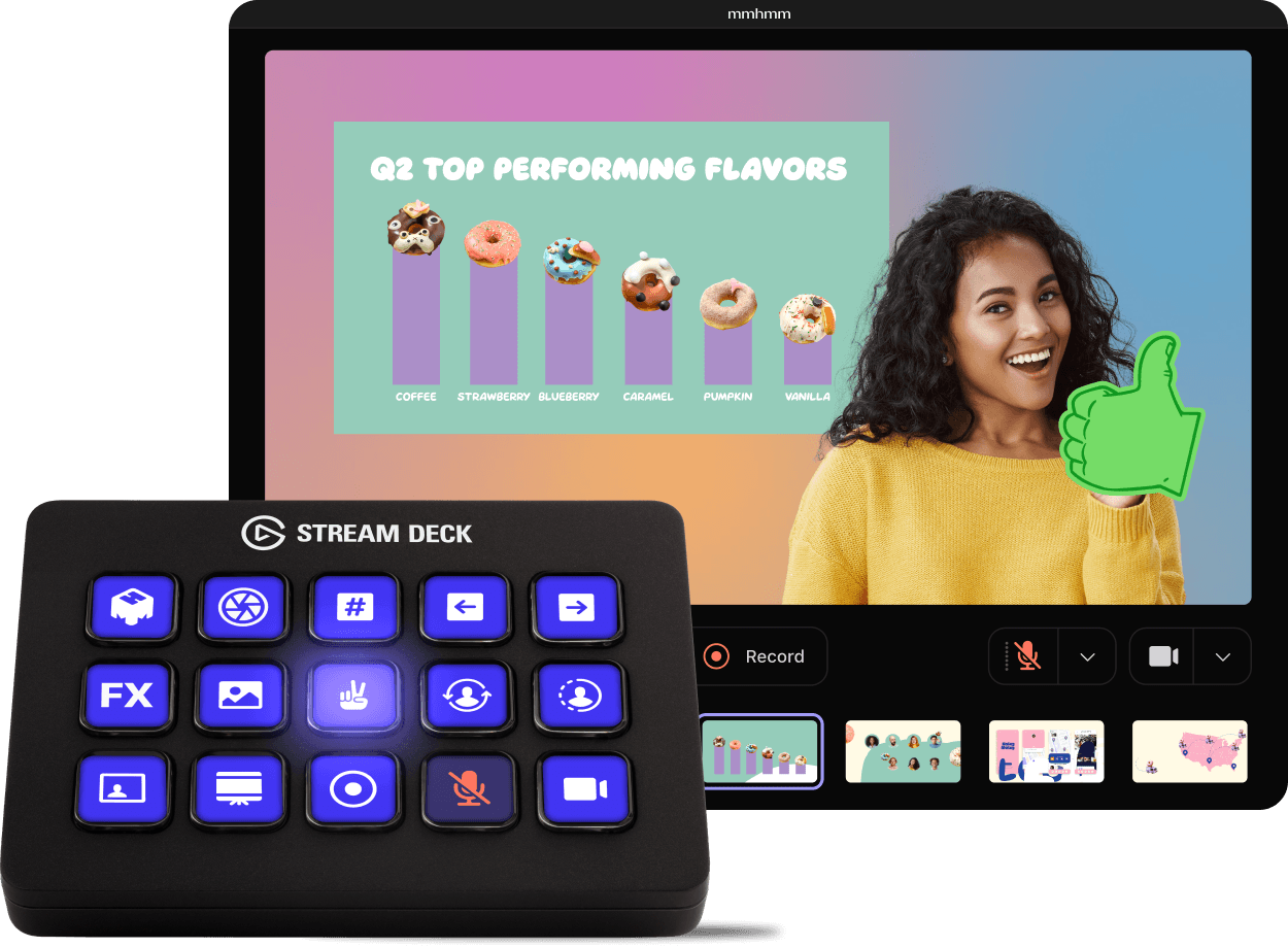 Stream deck usage