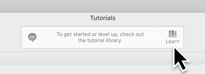 Tutorials screenshot from mmhmm app